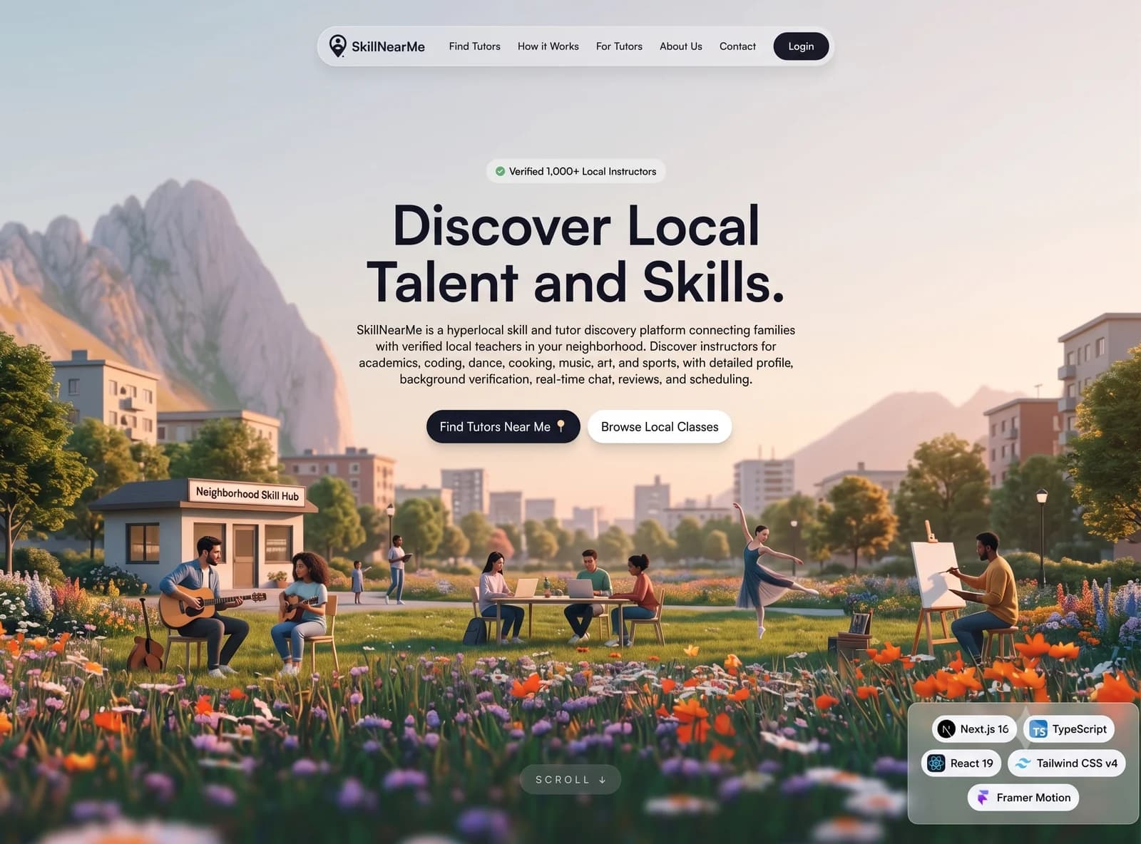SkillNearMe project preview